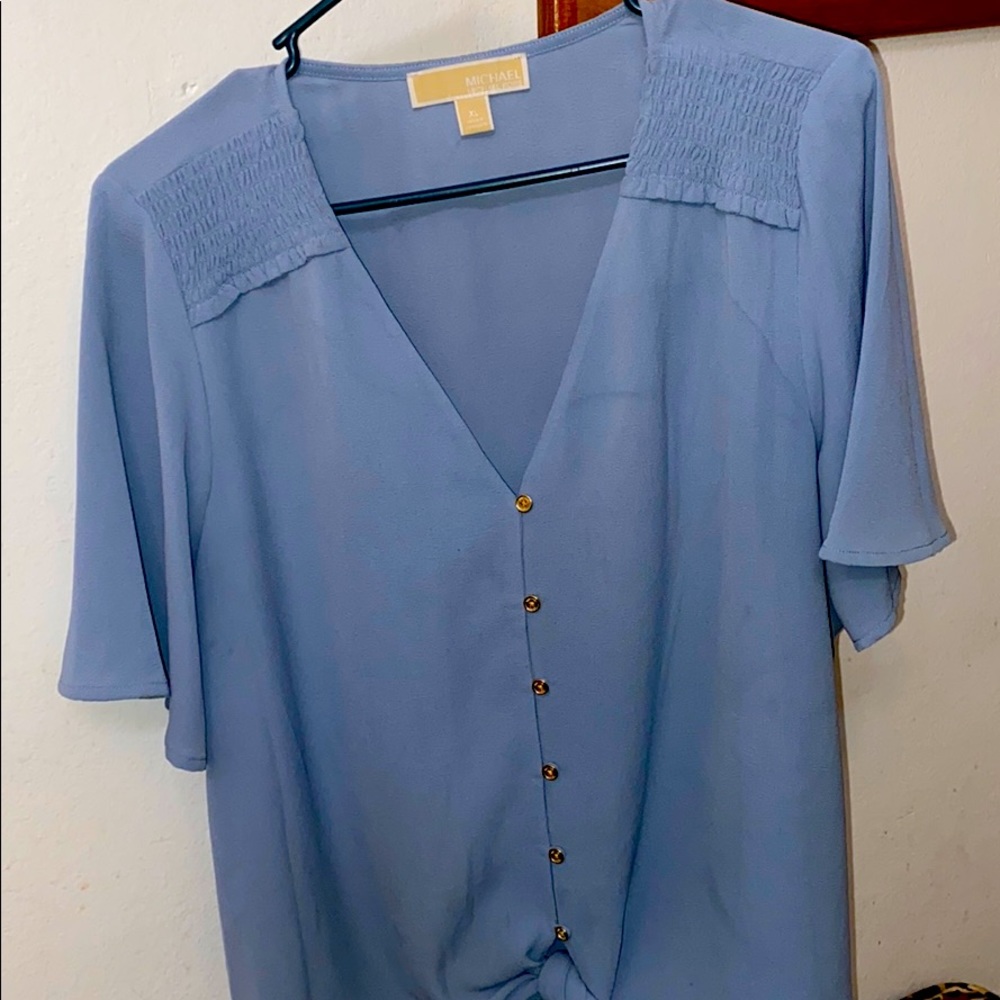 Mk Blue blouse
